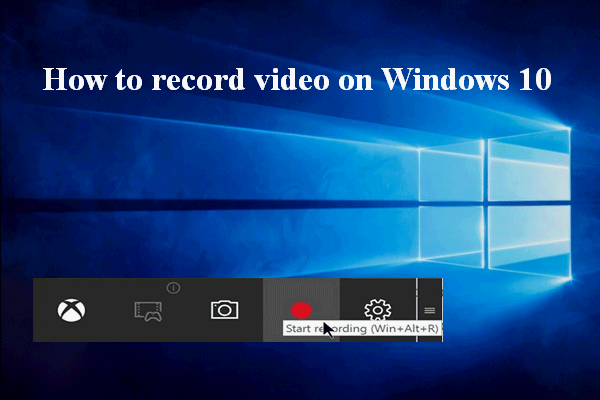 Videoaufnahme auf PC Windows 10