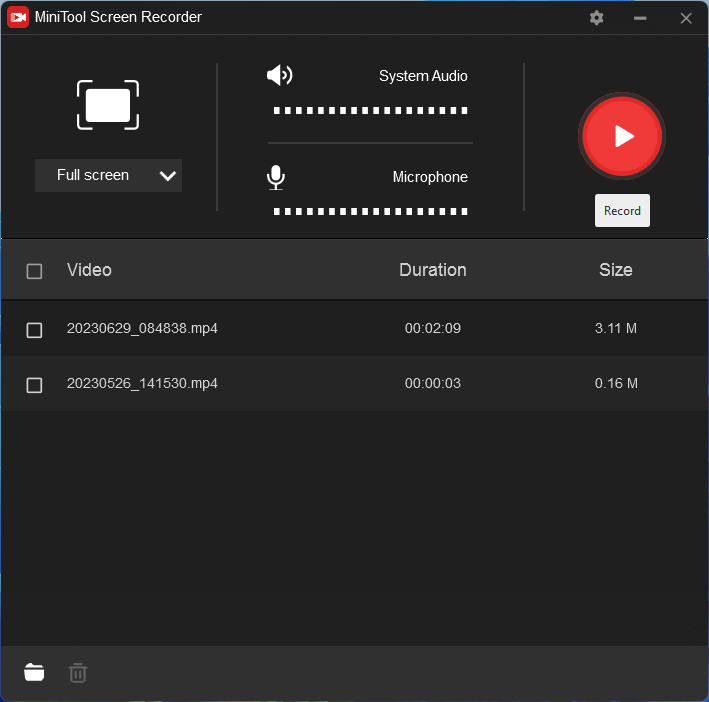 MiniTool Screen Recorder
