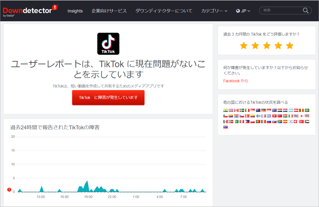 TikTok のサーバー