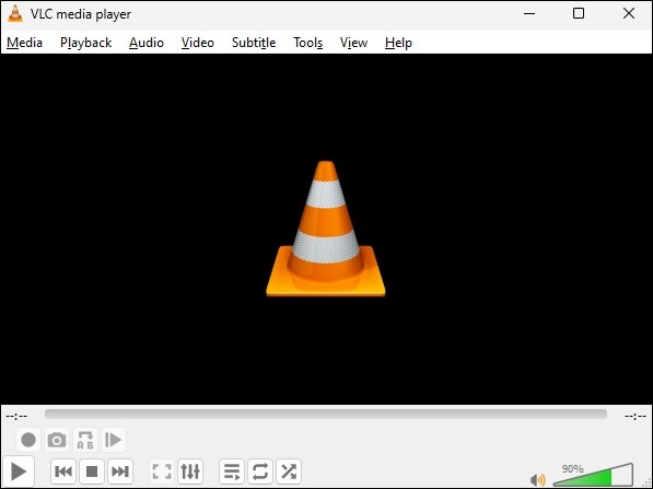 interface of VLC Media Player