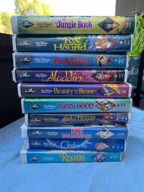 Disney VCR movie tapes