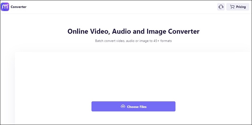 interface of Media.io