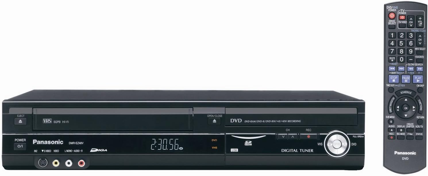 Panasonic Blu-ray DVD VCR combo