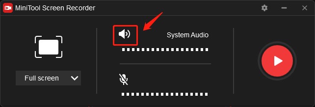 click on the speaker icon