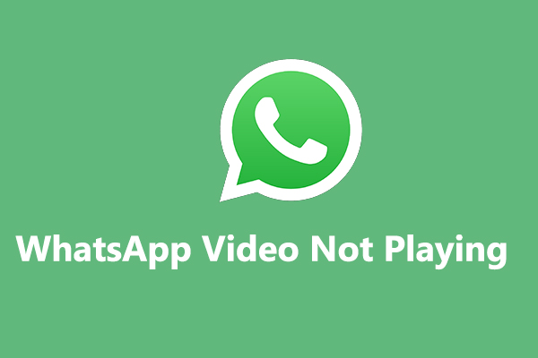 How to Fix WhatsApp Video/Status Video Not Playing Issues