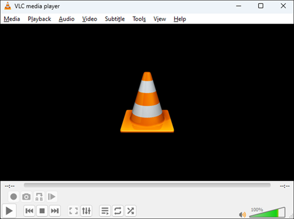 interface of VLC