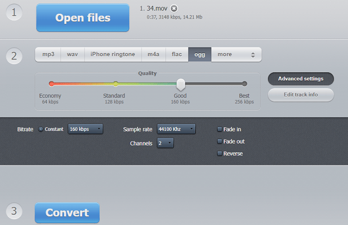 Online Audio Converter