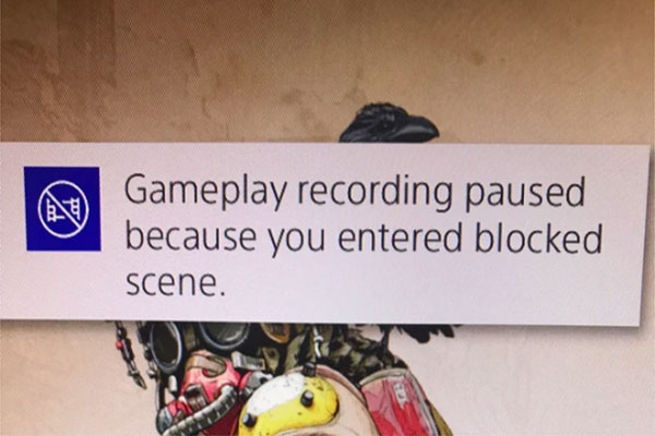 Fixed: Gameplay Recording Paused Because You Entered Blocked Scene