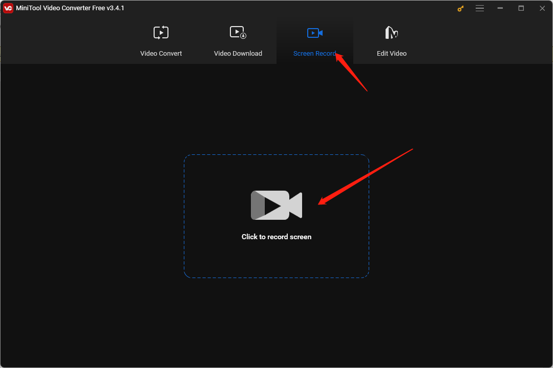 enable MiniTool Screen Recorder