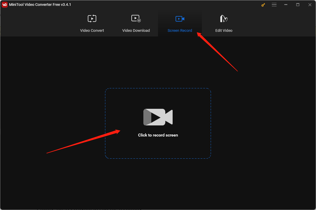 enable MiniTool Screen Recorder