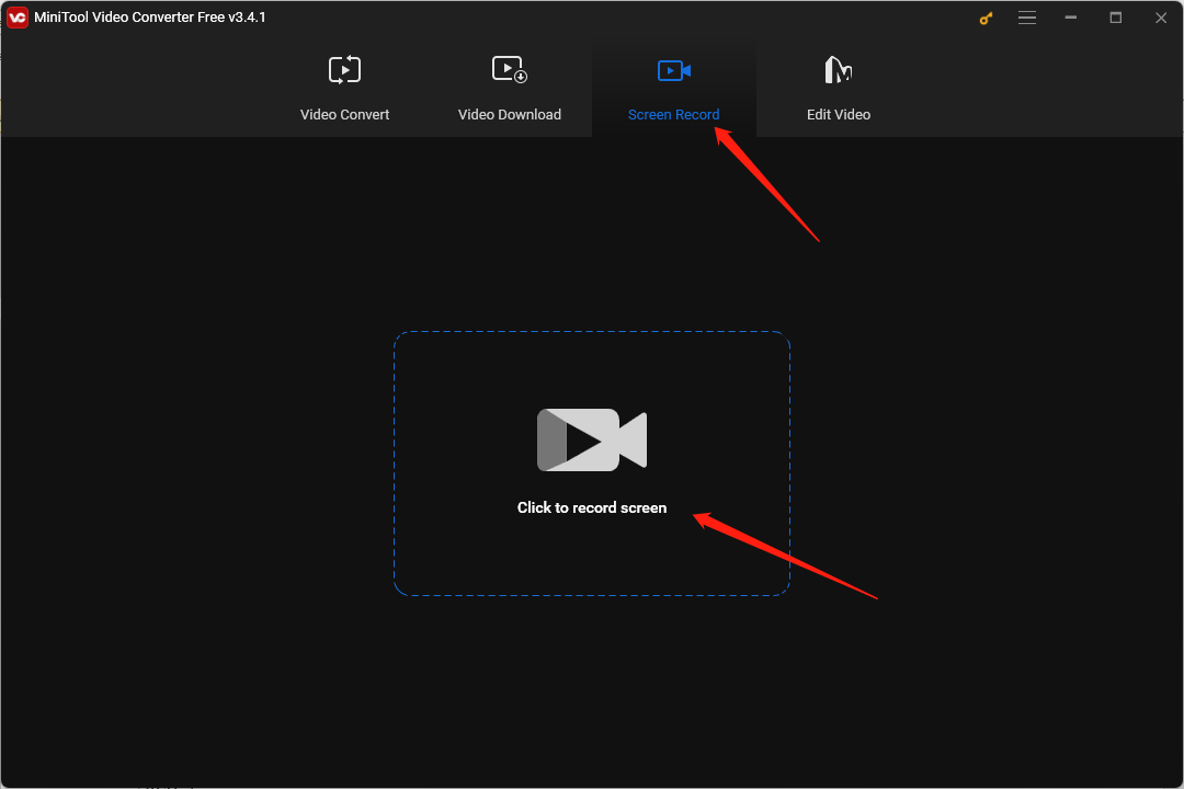 enable MiniTool Screen Recorder