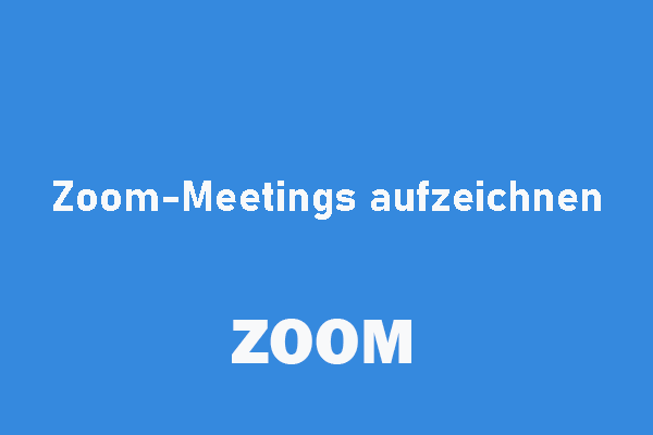 Top 10 gratis Zoom-Recorder für die Aufzeichnung von Zoom-Meetings