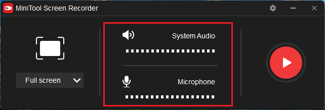enable system audio and mic recording
