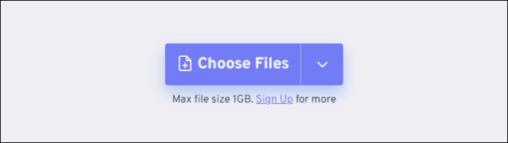 click Choose Files