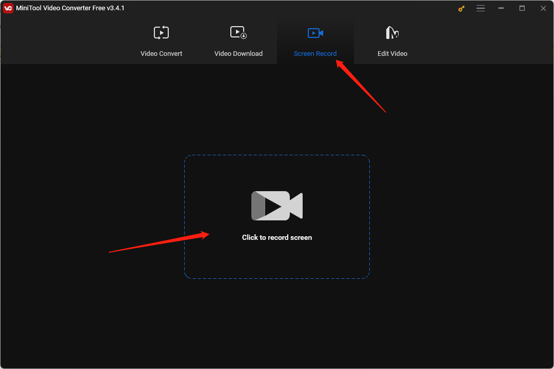 launch MiniTool Screen Recorder