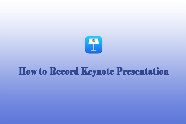 How to Record Keynote Presentation with Webcam – Solved