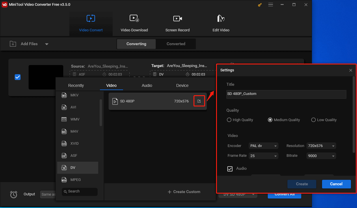 Customize the Output Format