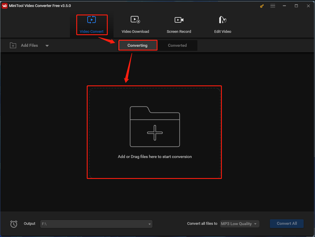 Add Screen Recording Files to Convert to MP4