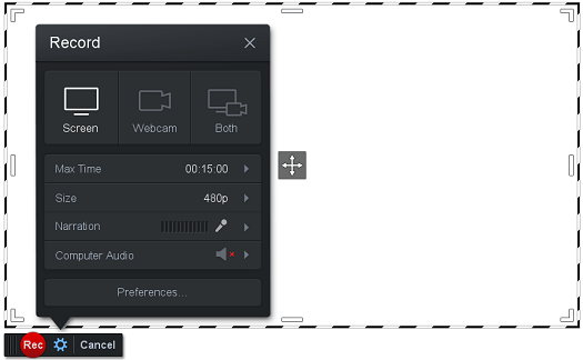 Screencast-O-Matic screen recorder