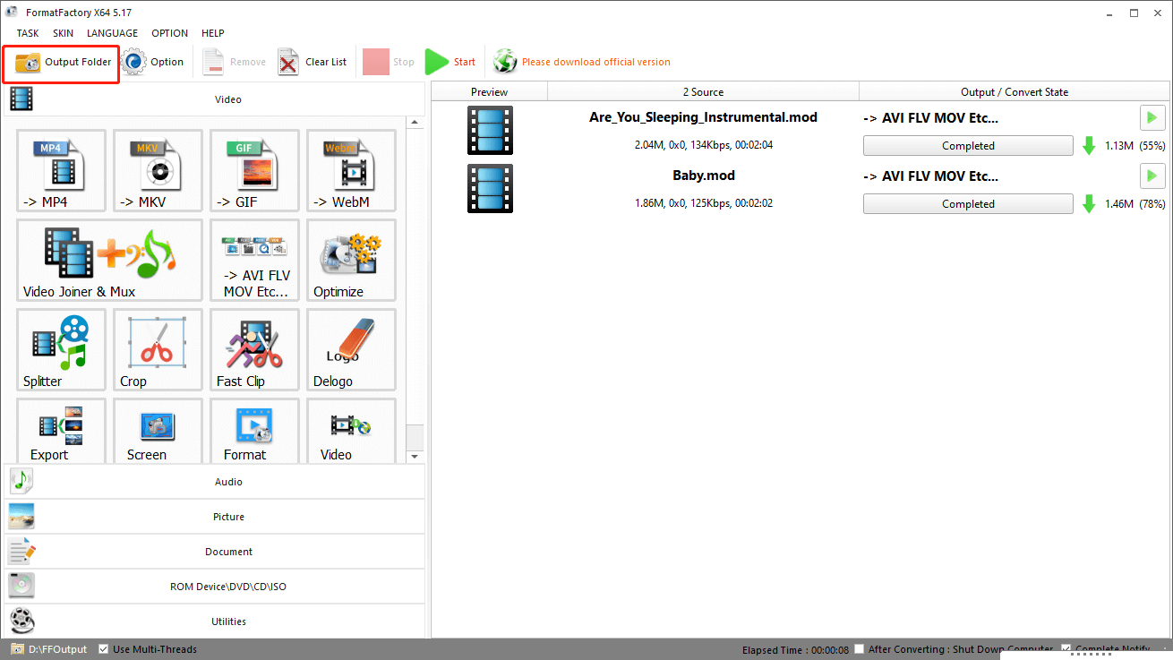 Check Your Converted Files