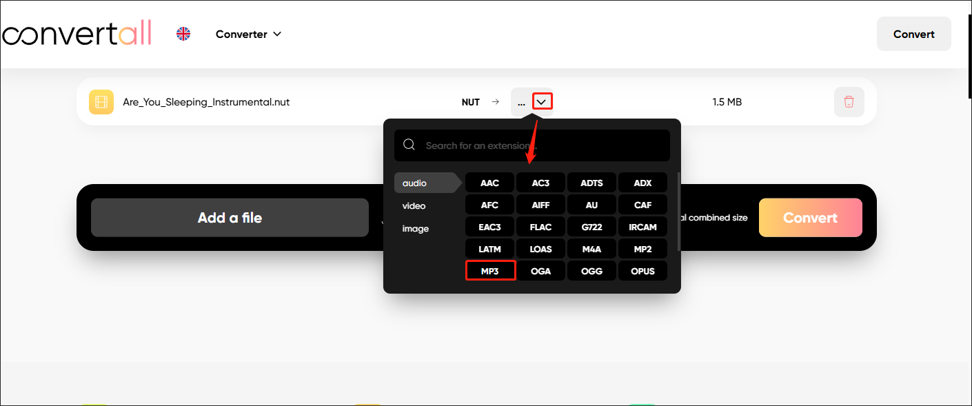 Choose the Output Format