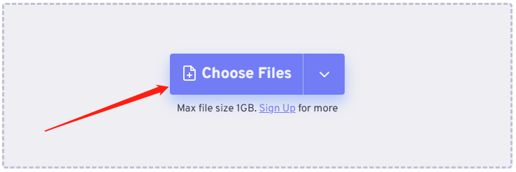 Click on Choose Files