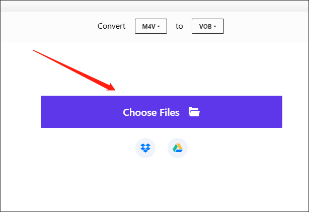 Click on Choose Files