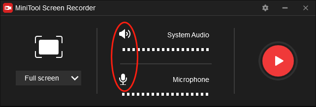 Click on the Two Audio Icons