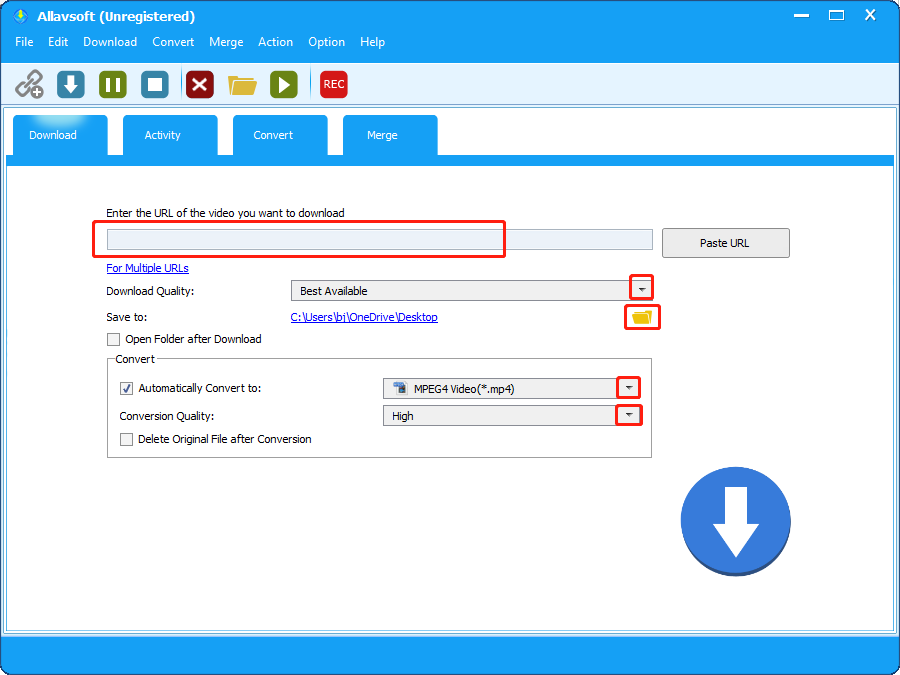 import your Vudu movie and adjust settings