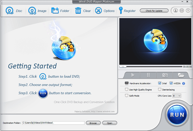 convert DVD to MP3 with WinX DVD Ripper Platinum