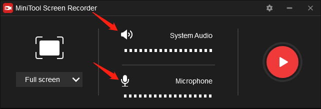 Click on Audio Icons