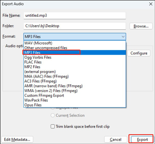 choose MP3 Files