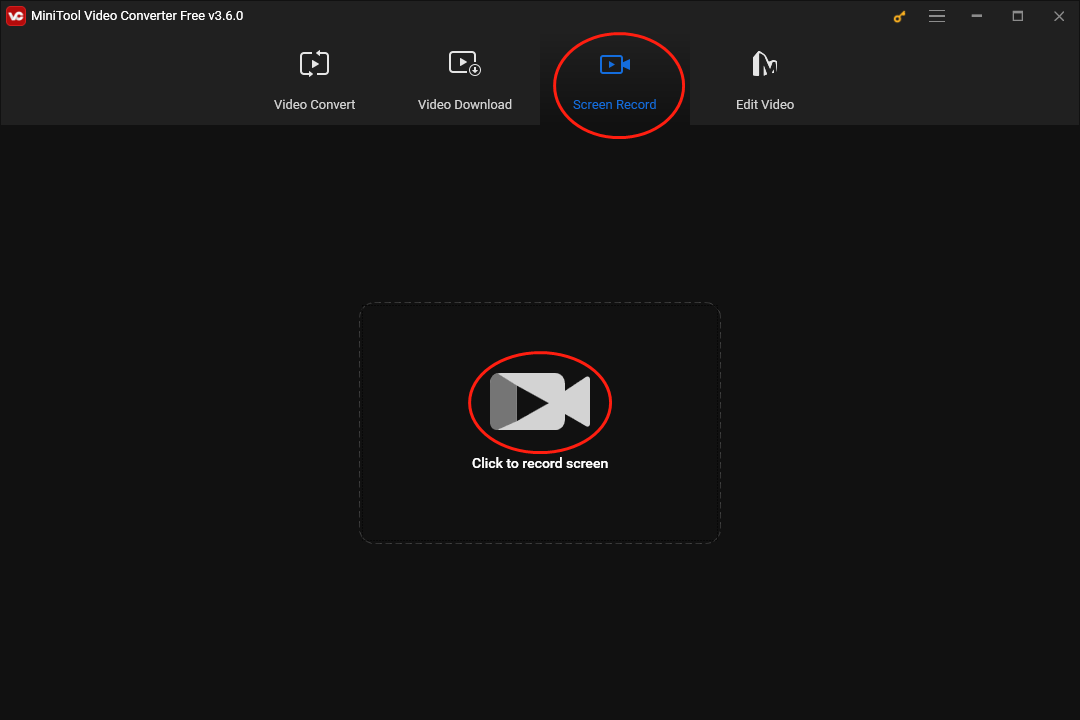 Click on the Recording Icon