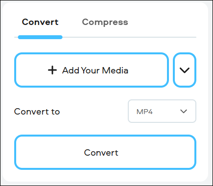 The main interface of Movavi Converter