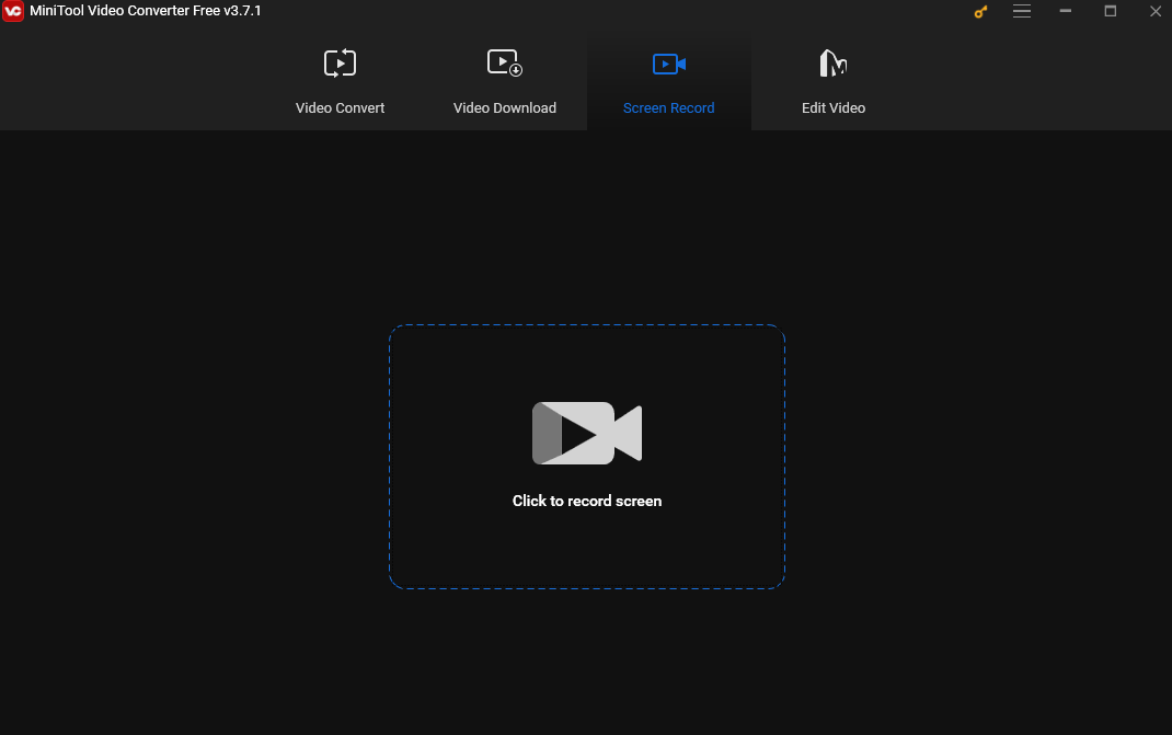 The interface of MiniTool Video Converter