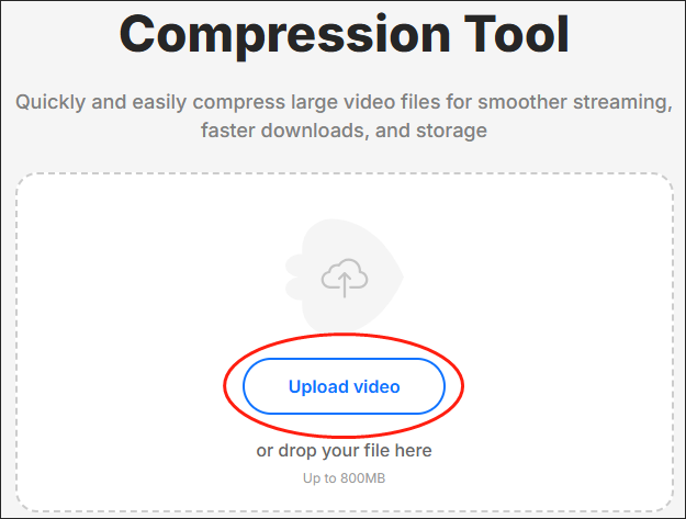 Click on Upload Video in Invideo to upload your FLV file