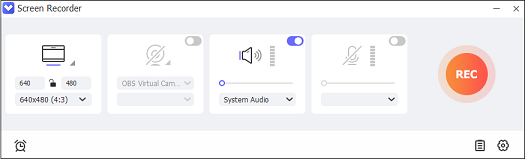 The Screen Recorder section of Joyoshare VidiKit