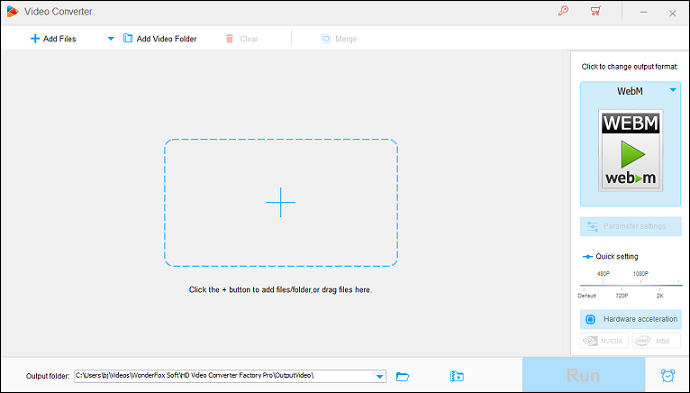 Oberfläche von HD Video Converter Factory Pro