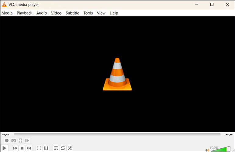 Interface of VLC