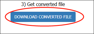 Click on DOWNLOAD CONVERTED FILE in CoolUtils to download and check your converted file