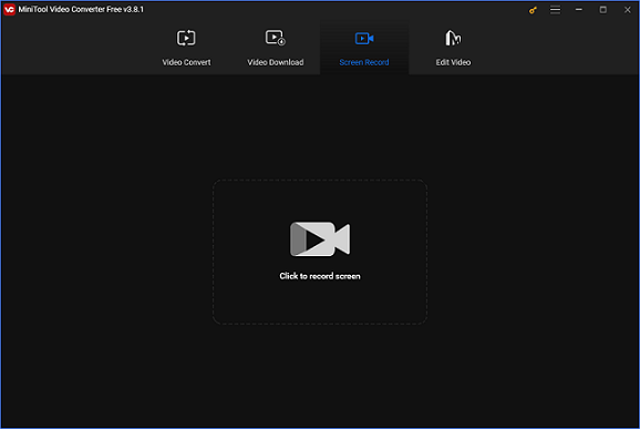 The main interface of MiniTool Video Converter