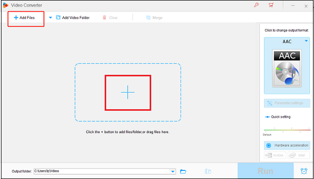 Click the Add Files button to import the MVI file in HD Video Converter Factory Pro for format conversion