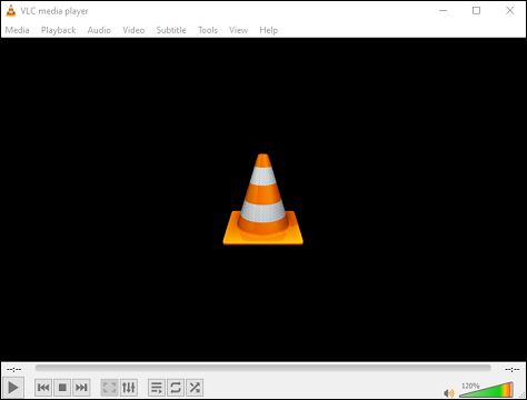 VLC Media Player’s main interface