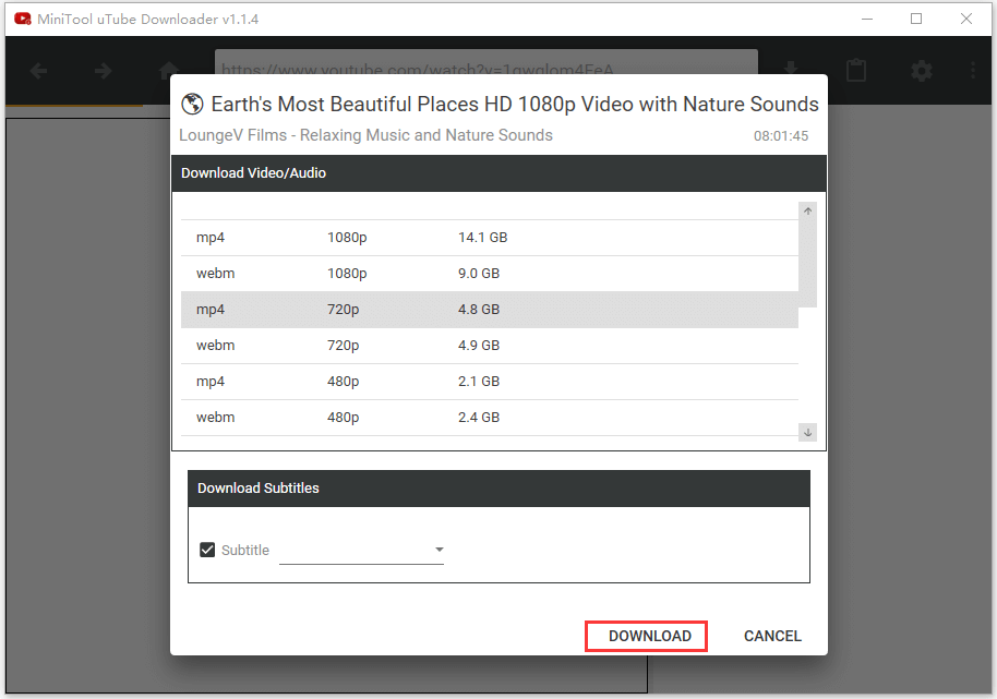Expand the Output option in MiniTool Video Converter to choose an output location for the converted files