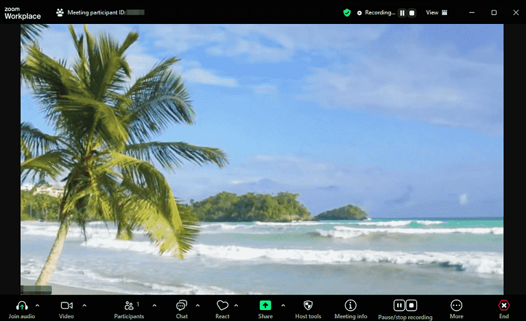 Record video meeting with Zoom Workplace