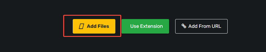 Click Add Files to load the M4V file to this platform