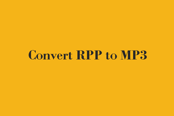 Quick and Easy Ways to Convert RPP to MP3 Without Hassle