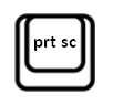 Pressing print screen key