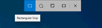 Screenshot with Snip & Sketch