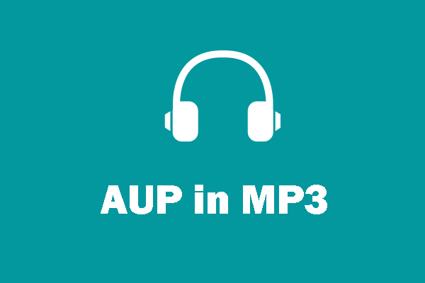 AUP in MP3 kostenlos konvertieren – So geht’s